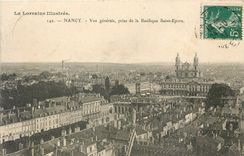 CPA Nancy Vue generale prise de la Basilique Saint Epvre
