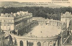 CPA Nancy l'hemycycle de la carriere la pepiniere et le palais du Gouvernement XVIIIe siecle
