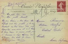 CPA Saint Germain en Laye le Chateau fut Presente le traite de Paix aux pleniipotenliaires