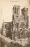 CPA Reims la cthedrale