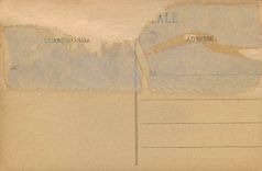 CPA Reims dans ses annees de bombardements 1914 1917 Vue prise de la rue de la Gare