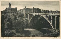 CPA Luxembourg le pont Adolphe