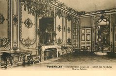 CPA versailles Apprtements Louis XV Salon des pendules