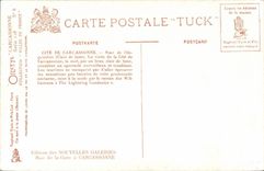 CPA ISCED of Carcassonne Turn of the enquiry and castle