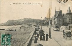 CPA Le Havre Boulevard Maritime et la Heve 