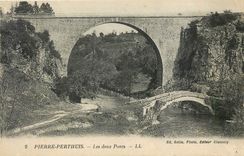 CPA Pierre Perthuis Les deux Ponts 