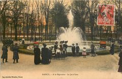 CPA Nancy A la Pepiniere Le Jet d'eau 