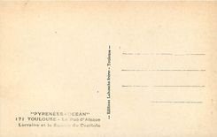 CPA Toulouse La Rue d'Alsace Lorraine et Square du Capitole Tramway