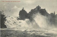 CPA Rheinfall und Schloss Laufen 
