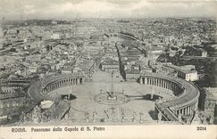 CPA Roma Panorama dalla Cupola di S Pietro 