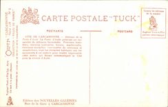 CPA ISCED of Carcassonne defenses of the door of Aude