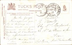 CPA Evening Illustrator one the beach Boat Dog sinned Fisherman