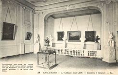 CPA Chambord Le Chateau Louis XIV Chambre a Coucher 