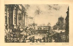 CPA Roma Fontana di Trevi 