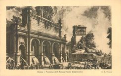 CPA Roma Fontana dell Acqua Paola Gianicolo 