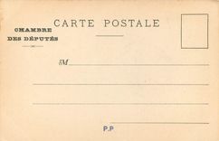 CPA Paris Chambre des Deputes Bibliotheque Demosthenes harangue les flots de la mer