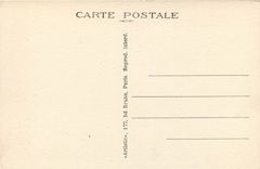 CPA Le Morvan Pittoresque Chastellux Yonne Un joli coin de la Cure avec vue sur le Chateau