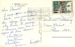 CPM Rennes I et V La Cathedrale 