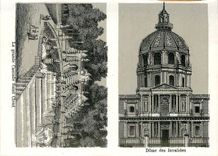 CPA La grande Cascade Saint Cloud Dome des Invalides Paris