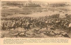 CPA Panorama de la Bataille de Waterloo Chateau de Goumont 