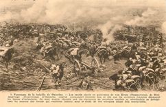 CPA Panorama de la Bataille de Waterloo Les carres places en quinconce de von Kruze 