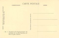 CPA Nancy Musee historique lorrain au Palais Ducal Trophee en fer forge provenant des fontaines de l