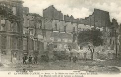 CPA La Grande Guerre Arras Le Musee avec toutes ses richesses est detruit 