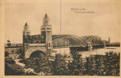 CPA Coln a Rh Hohenzollenbrucke 