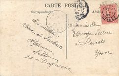 CPA Bonne Annee Femme