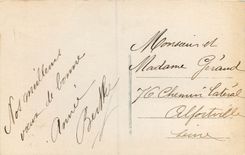 CPA Bonne Annee Homme