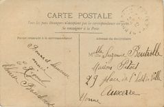 CPA Heureuse Annee Femme