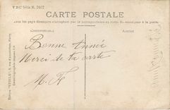 CPA Bonne Annee Homme