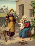 CPA Scene religieuse Christ Vierge