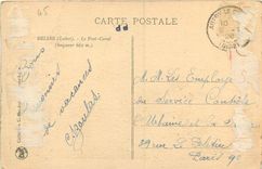 CPA Briare Loiret Le Pont Canal 