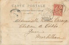 CARTE PHOTO Enfant Chien