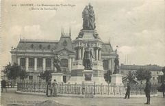 CPA Belfort Le Monument des Trois Sieges 