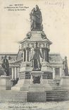 CPA Belfort Le Monument des Trois Sieges 