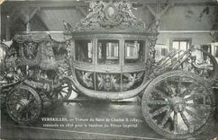 CPA Versailles Voiture du Sacre de Charles X 
