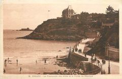 CPA Dinard La Promenade des Allies et la Pointe du Moulinet 