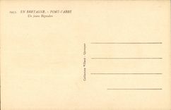 Brittany Bridge-the Abbot a Bigouden young person - CPA