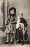 Brittany Costumes Brittany the small ones marry Breton Costumes of Quimper and Bridge the Abbot-CPA