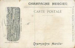 CPA Reims Grande Nef de la Cathedrale Champagne Mercier Château de Pekin Chine China