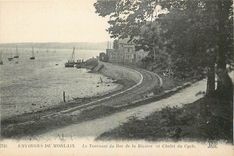 CPA Environs de Morlaix Le tournant du Bas de la Riviere et Chalet du Cycle 