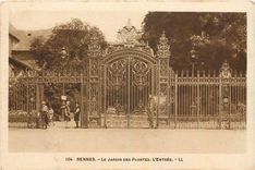 CPA Rennes Le Jardin des Plantes l'Entree 