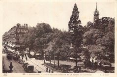 CPA Toulouse La Rue d'Alsace Lorraine et le Square du Capitole 