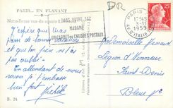 CPM Paris Notre Dame vue du Square R Viviani 