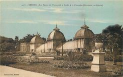 CPA Rennes Les Serres du Thabor et le Jardin a la Francaise 