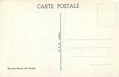 CPM Notre Dame de Paris 