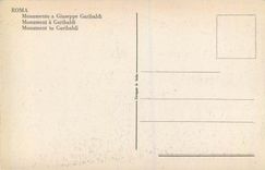 CPA Roma Monument a Garibaldi 