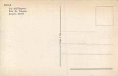CPA Roma Rue du Empire 
